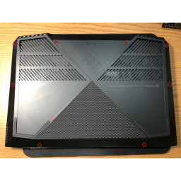 Замена термопасты HP OMEN 15-dc0030nr